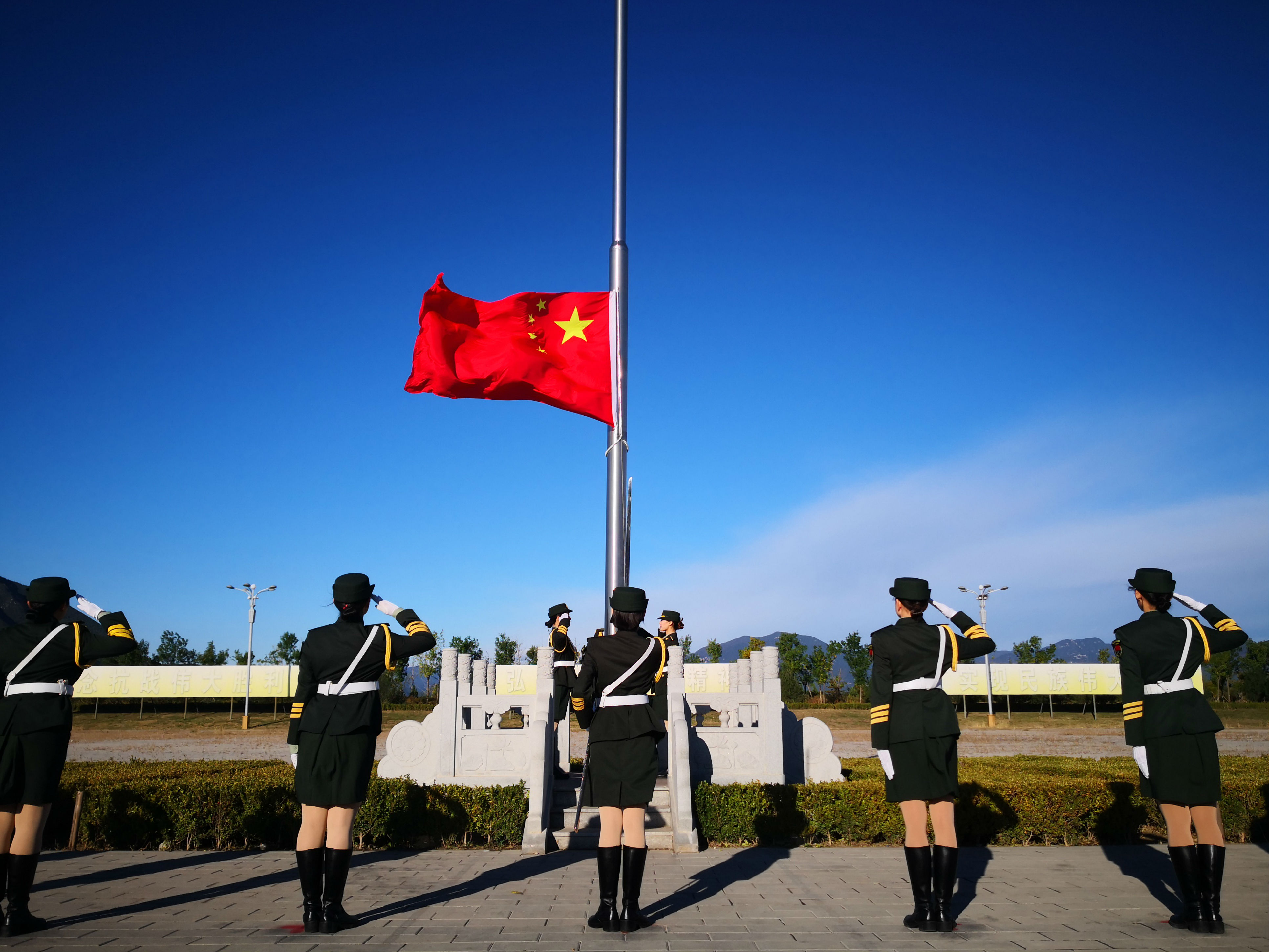 忻州师范学院国旗班图片